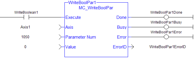 MC_WriteBoolPar: LD example